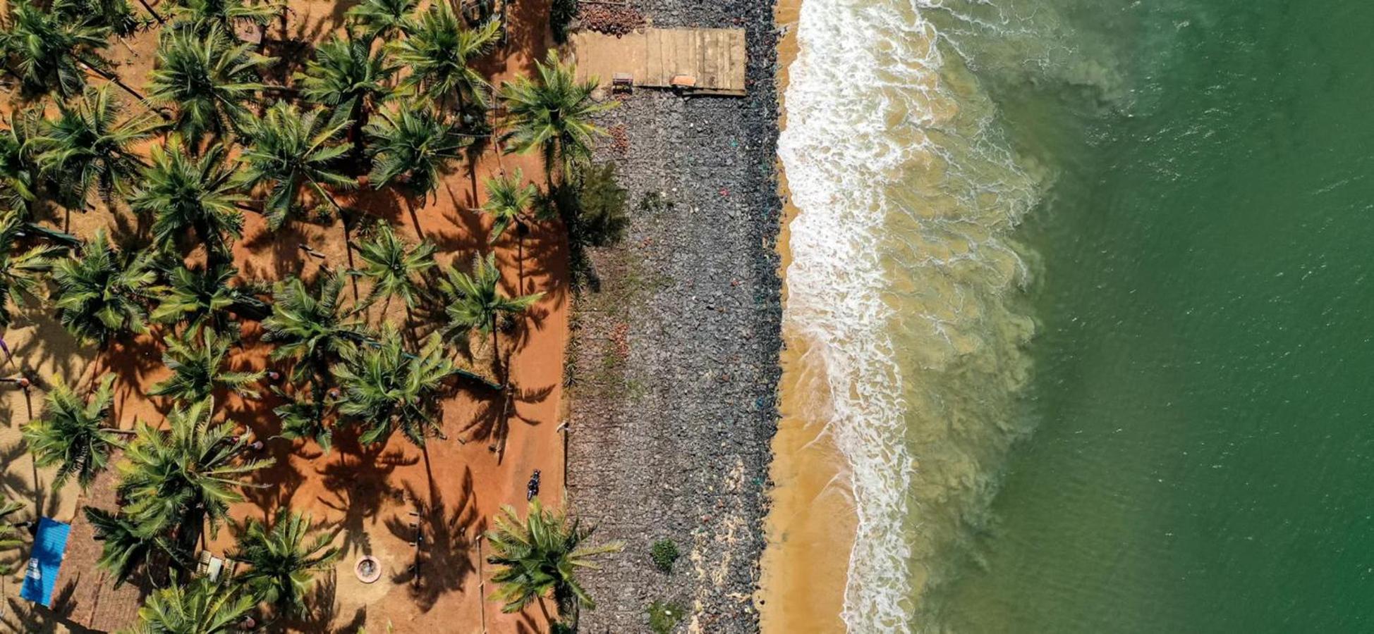 Saffronstays Stella Maris - Luxury Beach Front Villa Near Redi Beach Querim Bagian luar foto