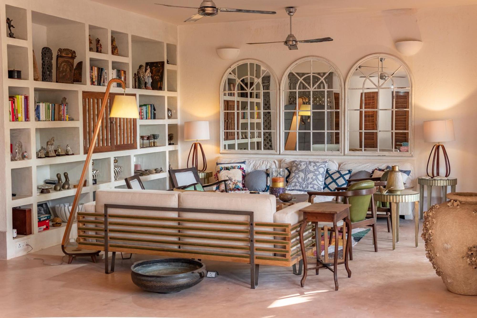 Saffronstays Stella Maris - Luxury Beach Front Villa Near Redi Beach Querim Bagian luar foto